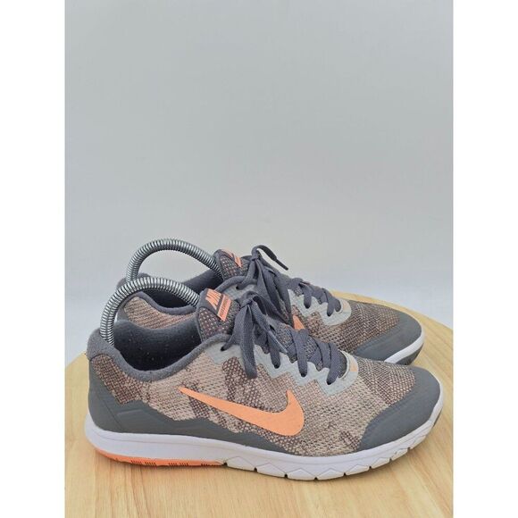 Nike Womens Flex Experience RN 4 749177-001 Gray Running Shoes Sneakers Size 7.5 - Picture 1 of 8